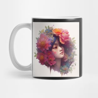 flowers girl Mug